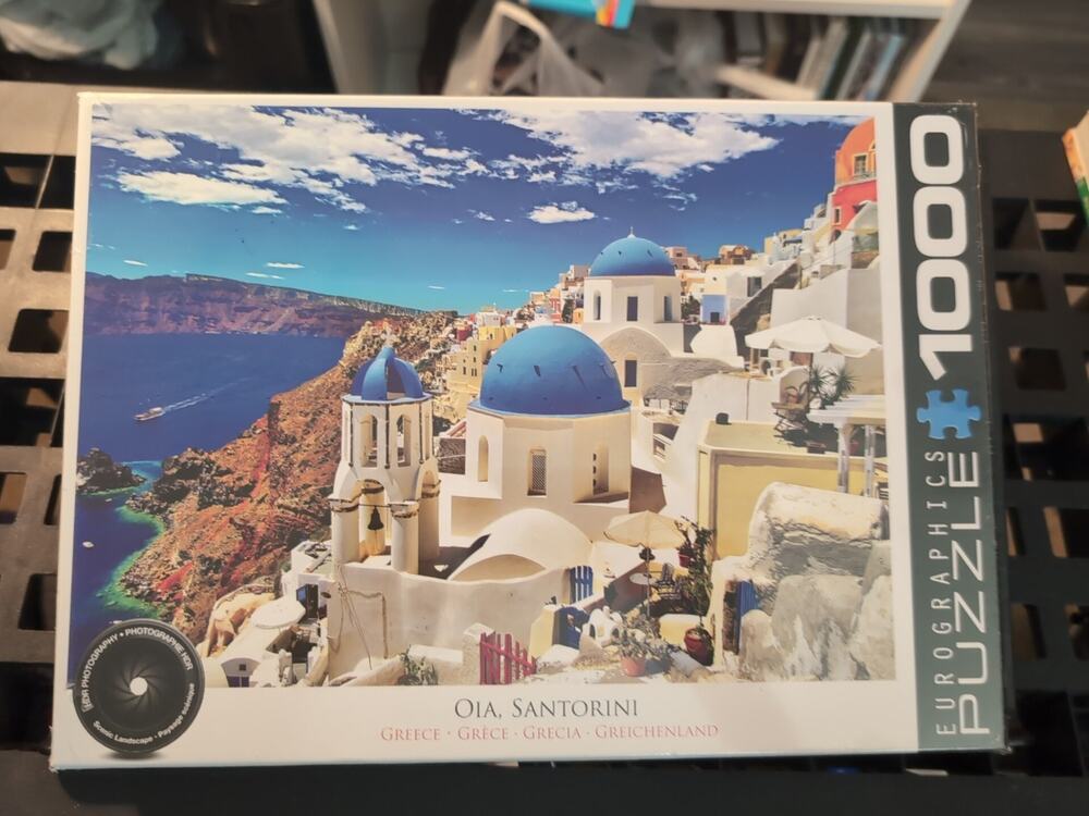 OIA, SANTORINI Greece Landscape Eurographics 1000 Piece New Sealed
